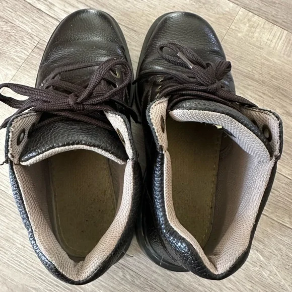 Dr. Martens Harrisfield Leather Boots Dark Brown Men’s Size 8 - Picture 6 of 10